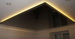 Натяжной потолок с подсветкой Ишимбай, цена от 2133 руб.
