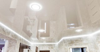 Натяжной ПВХ потолок Ишимбай, цена от 2133 руб.